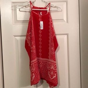 CHARMING CHARLIE Shoulder Cut Out Top